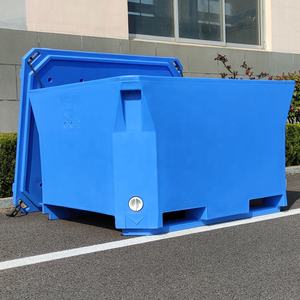 Bacs <span class=keywords><strong>à</strong></span> poisson de stockage isolés en plastique 660L Conteneur de transport de poisson vivant Boîte isotherme - Product Image 6