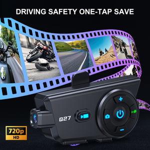 Casque de moto Q27 ABS le plus vendu avec caméra 720p, puces double cœur et <span class=keywords><strong>interphone</strong></span> pour 2 personnes, <span class=keywords><strong>portée</strong></span> 500m - Product Image 4