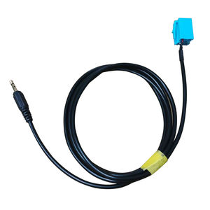 Adaptateur de câble d'entrée Aux de 3.5mm pour VW Audi Becker pour <span class=keywords><strong>Blaupunkt</strong></span> 8Pin Mini Port de changeur de <span class=keywords><strong>CD</strong></span> ISO - Product Image 1