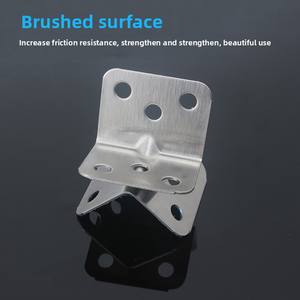 Vente directe d'usine moderne 3712 <span class=keywords><strong>acier</strong></span> inoxydable en forme de L support d'angle à 90 degrés pour armoire armoire Table chaise fixation de jambe - Product Image 3