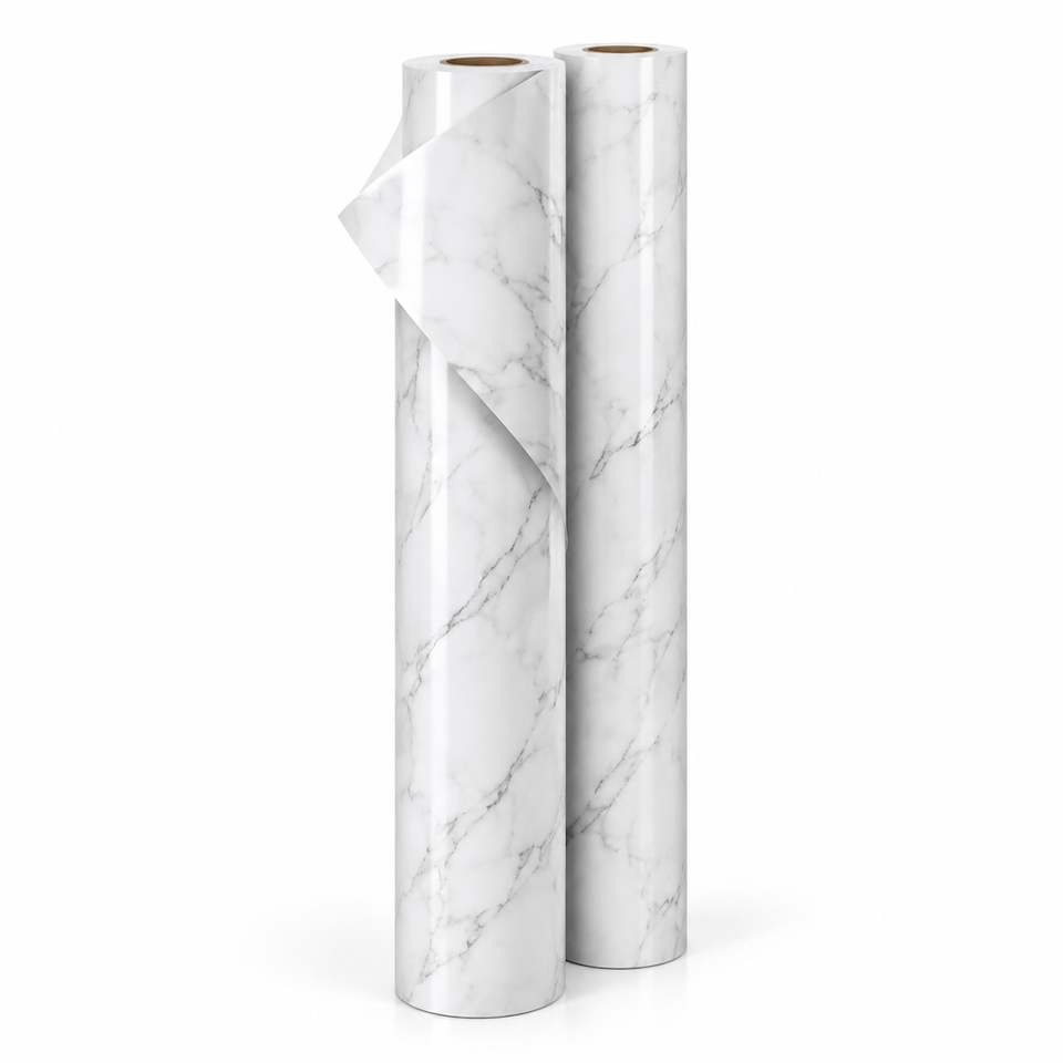 Modern Grey White Natural Stone Pattern Wall Paper Waterproof PVC Self ...