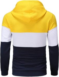 Sweat à capuche d'hiver pour homme de haute qualité, personnalisé, uni, imprimé avec un logo sur le devant, 100% polyester, teint en pièce, tissu de 340 g, doublé, séchage rapide - Product Image 6