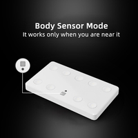 Lumières LED à détecteur de mouvement PIR sous l'armoire avec veilleuse