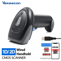 Escáner de Códigos de Barras 2D/QR/1D con Bluetooth, Modos de Escaneo Automático/Manual, Interfaz 2.4G/USB y COM, Base de Carga, en Existencia, M930