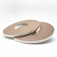 Tira de Sellado de Espuma de PVC Hermética de 3/16 Pulgadas de Espesor, Buena Compresión, Junta Adhesiva de una Sola Cara para Ahorro de Energía en Ventanas