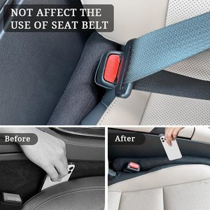 Organisateur de console de voiture universel populaire pour l'espace entre les sièges, lot de 2, extensible avec fentes, accessoire pour combler les espaces - Product Image 1