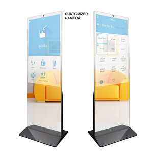 43 "Standee Điện dung màn hình cảm ứng ma thuật gương tương tác kỹ thuật số biển và hiển thị quảng cáo Máy nghe nhạc kiosk màn hình - Product Image 5