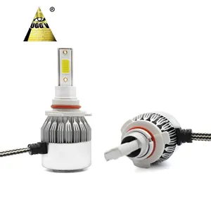 Faro LED otomatik C6 LED far 9005 HB3 9006 HB4 H11 H7 LED ışık H1 H3 oto araba LED far 6000K Faro LED oto ampuller