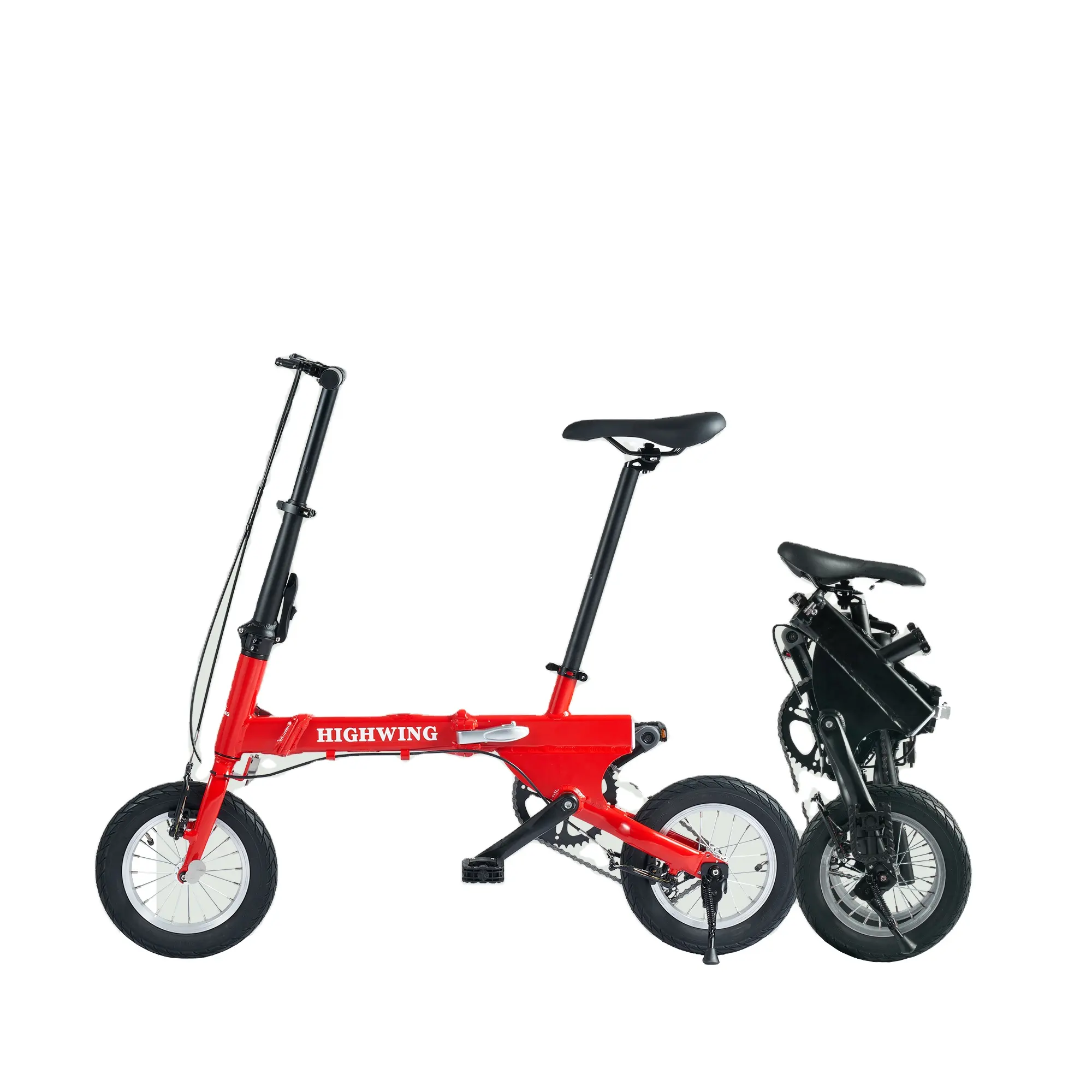 3 단 변속기가있는 야외 접이식 자전거 전체 알루미늄 미니 접이식 자전거 14 인치 디스크 브레이크 접이식 사이클