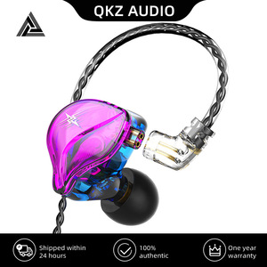 Audífonos Intrauditivos QKZ ZXT de Alta Calidad de 3.5mm con Control Integrado y Micrófono o Sin Micrófono para Juegos de Computadora y Deportes PUBG - Product Image 1