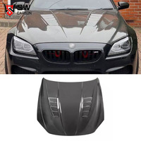 Capot avant double face en fibre de carbone pour BMW Série 6 F06 F12 F13 /M6 2012-2017 Capot avant de voiture