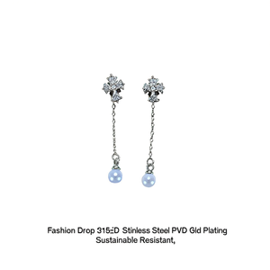 Pendientes de Moda, Acero Inoxidable 316L, Baño de Oro PVD, Sostenibles y Resistentes - Product Image 2