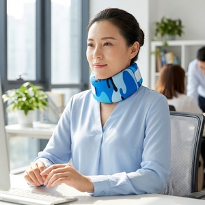 Collarín Cervical Ajustable, Ortopédico, de EVA Ligero y Transpirable, para Aliviar el Dolor de Cuello, Protección Profesional - Product Image 5