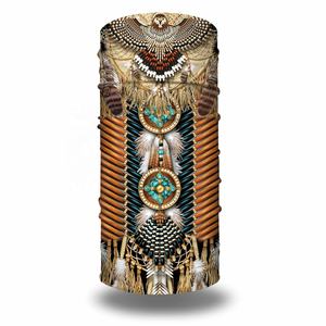 Foulards africains Bawal instantanés inspirés du voile, turban, bandana, foulards soyeux à imprimé oiseaux - Product Image 3