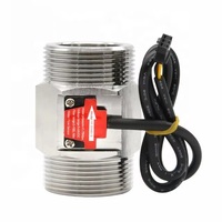 Capteur de débit OEM à effet Hall en acier inoxydable YF-DN40-S de 1,5 pouce, compteur de débit d'eau 5-150 L/min, sortie signal d'impulsion NPN