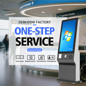 Dispenser per carte chiave Self Service per <span class=keywords><strong>Hotel</strong></span> da 21.5 pollici chiosco Self Check-in <span class=keywords><strong>Hotel</strong></span> con Scanner passaporti - Product Image 3