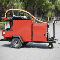 Machine électrique de remplissage de fissures dans les chaussées en asphalte, pompe à moteur 2,5 kW, faible coût d'entretien, fabriquée à Anhui