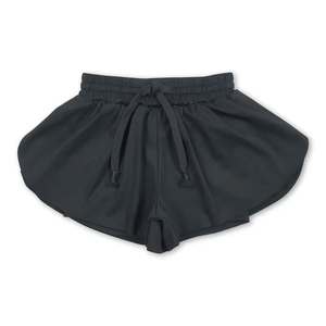 Pantaloncini Estivi da Yoga per Bambine, Gamba Larga con Motivo a Farfalla, Shorts Sportivi per la Corsa - Product Image 2