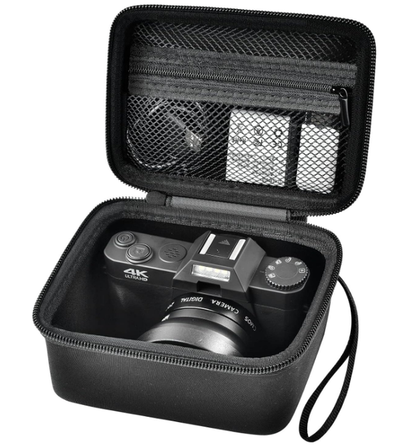 Vlog Camera Case Compatible with Duluvulu / TEBNGIHNM / Zheozeig / Oiadek 4K Digital Cameras for Youtube