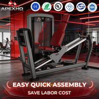 APEXHQ Machine de presse à jambes assise à charge libre pour usage commercial, équipement de fitness pour salle de sport professionnelle