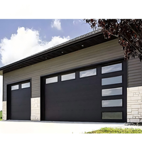 Porte de garage sectionnelle automatique personnalisée, isolée, en acier galvanisé, à levage vertical, pour entrepôt résidentiel et entrée de garage