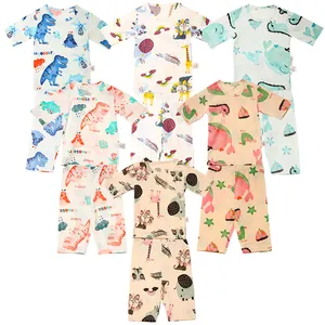 Erkek bebek pijama seti bebek pamuklu pijama çocuk pijamaları