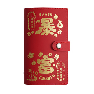 Album de rangement pour billets de banque en PU bleu/rose 1*1*1cm – Contient 100 billets, photos et timbres – Rangement pour cartes bancaires - Product Image 5