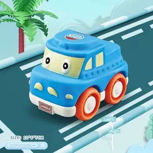 Neuzugang Vinyl-Spielzeugauto Minikrom mit Funktion freier Rolle Auto-Geschenke aus Weichgummi für Jungen Mädchen Kinder Kleinkinder