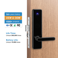 Cerradura Inteligente de Alta Gama para Habitaciones de Hotel, con Tarjeta RFID Electrónica y Sistema de Software