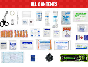 Botiquín de primeros auxilios médico portátil personalizado, bolsa de emergencia de rescate para traumatismos, 120 Uds., para atletas de viaje en casa - Product Image 5