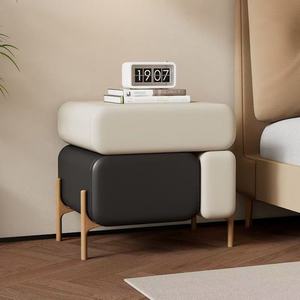 Pouf modulaire multifonctionnel - Repose-pieds de rangement moderne pour salons et chambres à coucher - Product Image 1