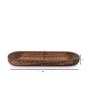 Plateau brûleur d'encens en bois 28x10x2.5cm pour bâtonnets d'encens, utilisation à la maison ou au bureau, diffuseur d'aromathérapie anti-odeur - Product Image 2