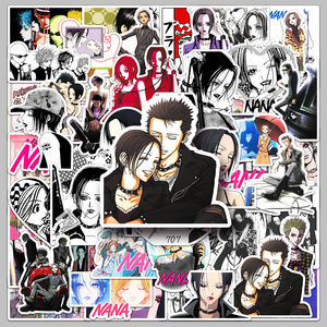 50 Uds. Pegatinas de funda de teléfono caliente de fábrica <span class=keywords><strong>Manga</strong></span> periférica decoración creativa pegatinas <span class=keywords><strong>NANA</strong></span> personalizadas baratas - Product Image 1