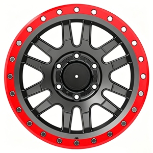ล้อออฟโรดสีแดงลาย Beadlock ขนาด 5x114.3 5x120 5x112 5x114.3 สำหรับ E91 359m F33 Tt Mk2 ล้อฟอร์จ - Product Image 3