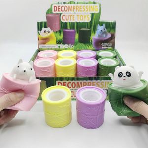 ของเล่นบีบแก้เครียดรูปแพนด้า TPR ใหม่ ของเล่นบีบคลายความวิตกกังวล ของเล่นสัมผัสเพื่อผ่อนคลาย รูปสัตว์สร้างสรรค์ สำหรับเด็กผู้ชายอายุ 14 ปีขึ้นไป ของขวัญ - Product Image 3