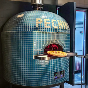 Horno de Pizza de túnel de estilo italiano, convección eléctrica para pizzería, alta eficiencia, 100 pizzas/hora, Control Digital - Product Image 5
