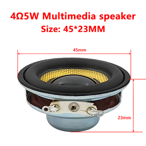 RoHS 45*23mm 45mm 4ohm5w 1.75-inch màu vàng sợi thủy tinh Composite cao su lưu vực đa phương tiện <span class=keywords><strong>Bluetooth</strong></span> loa không thấm nước Loa - Product Image 2