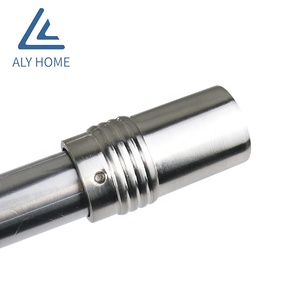 Tringles à rideaux extensibles robustes en argent pour salon, <span class=keywords><strong>fixation</strong></span> <span class=keywords><strong>au</strong></span> <span class=keywords><strong>plafond</strong></span>, vente en gros - Product Image 4