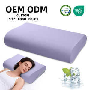 OEM/ODM kustom 2-in-1 Bantal serviks silikon dapat disesuaikan, dukungan leher ergonomis untuk menghilangkan rasa sakit, pemasok industri & Perdagangan - Product Image 1