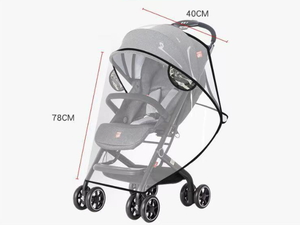 Housse de pare-brise universelle pour poussette, imperméable, anti-vent, anti-poussière et chaude pour poussette - Product Image 4