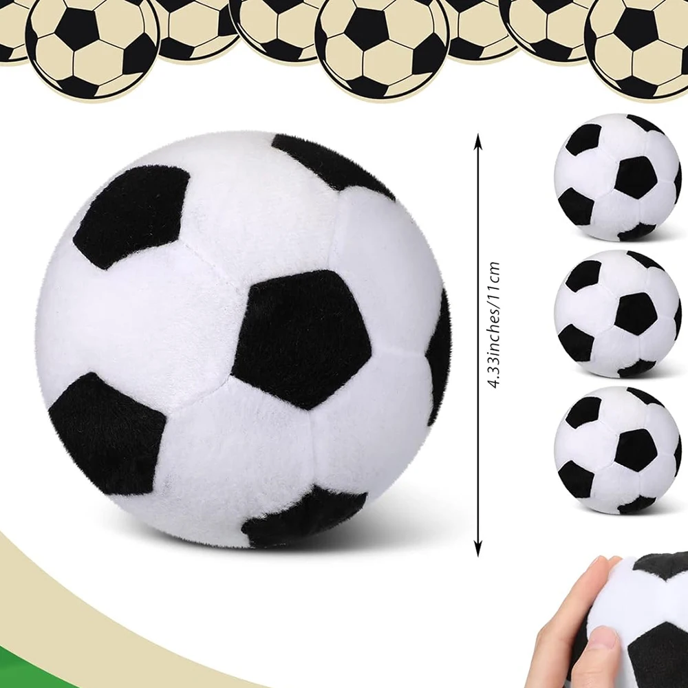 ElevaPulse voetbal knuffel 27cm – Zacht PP katoen pluche