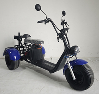 Scooter Eléctrico EEC de 2000W, 60v20ah, con GPS, Tres Ruedas, Tipo Harley, Neumáticos Anchos, para Adultos, Carrito de Golf