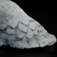 Peluche réaliste de cigogne à bec de ciseaux, jouet en peluche doux pour enfants et amateurs d'oiseaux