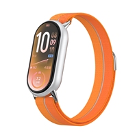 Bracelet de montre en nylon avec boucle métallique pour Xiaomi Band 11, bracelet de remplacement avec plaque d'extrémité métallique, bracelet sport en nylon