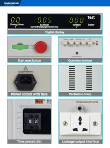 Testeur de courant de fuite numérique Meiruike RK2675E, puissance 5000W - Product Image 5