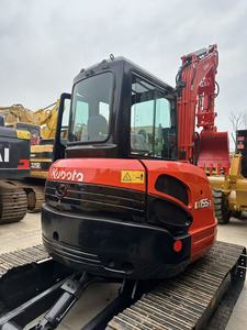Mini-excavatrice sur chenilles Kubota KX155 d'occasion, faible nombre d'heures de travail, haute qualité, hydraulique - Product Image 4