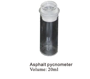 Asphalt <strong>Pycnometer</strong> 20 ml Asphalt Specific Gravity Bottle Glass <strong>Pycnometer</strong> Bitumen Specific Gravity <strong>Test</strong> Bottle <strong>Pycnometer</strong> Pitch - Product Image 2