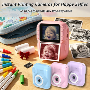 Cámara Instantánea para Niños, Sensor CCD de 1080P, Zoom Óptico de 6x, Impresión Digital Instantánea, para Niños y Niñas de 4 a 10 Años, Tarjeta SD de 32 GB, 3 Rollos - Product Image 3