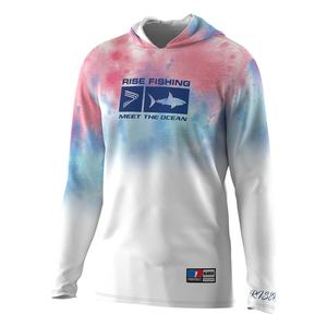 เสื้อตกปลาแขนยาวประสิทธิภาพสูง ป้องกันแสงแดด UPF50+ เสื้อฮู้ดตกปลา แห้งเร็ว ระบายอากาศดี จำเป็นสำหรับนักตกปลา - Product Image 4