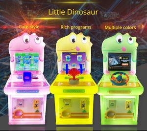 Máquina de juego infantil operada con monedas, de doble pistola, con temática de dinosaurios pequeños, de carreras y de pesca individual - Product Image 3